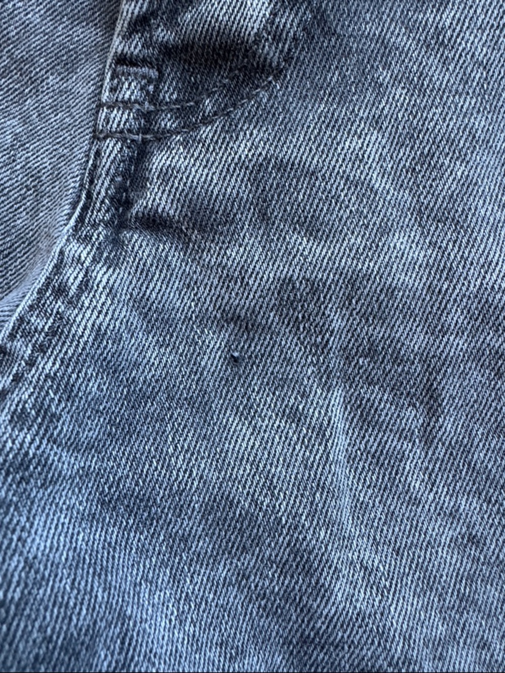 Women’s Gap Cheeky Short High Rise size 8 R Grey Acid Wash - Picture 8 of 9